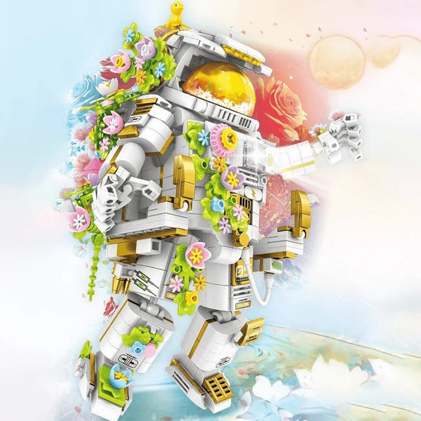 Astronaute Fleuri 1143 pièces