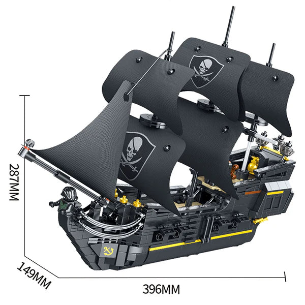 Bateau Pirate L’Ouragan Noir 920 pièces