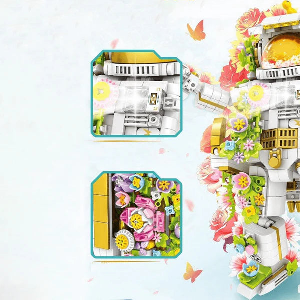 Astronaute Fleuri 1143 pièces