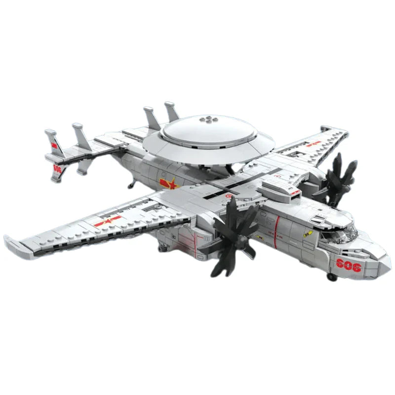 Avion Militaire de Surveillance KJ-600 1143 pièces
