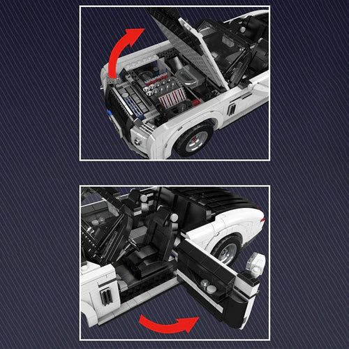 Cabriolet Britannique de Luxe 1602 pièces