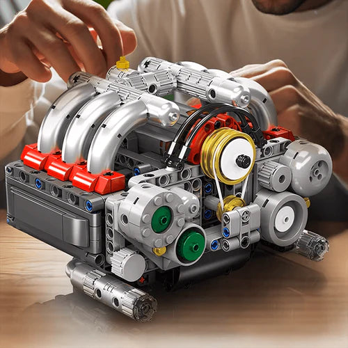 Moteur Flat 6 Motorisé 608 pièces