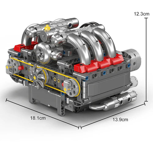 Moteur Flat 6 Motorisé 608 pièces