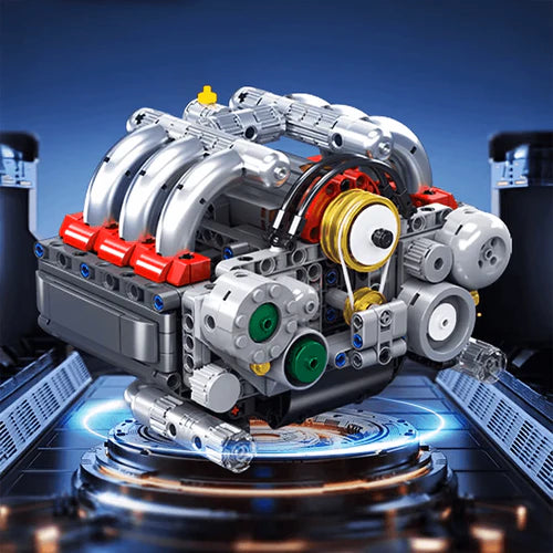Moteur Flat 6 Motorisé 608 pièces