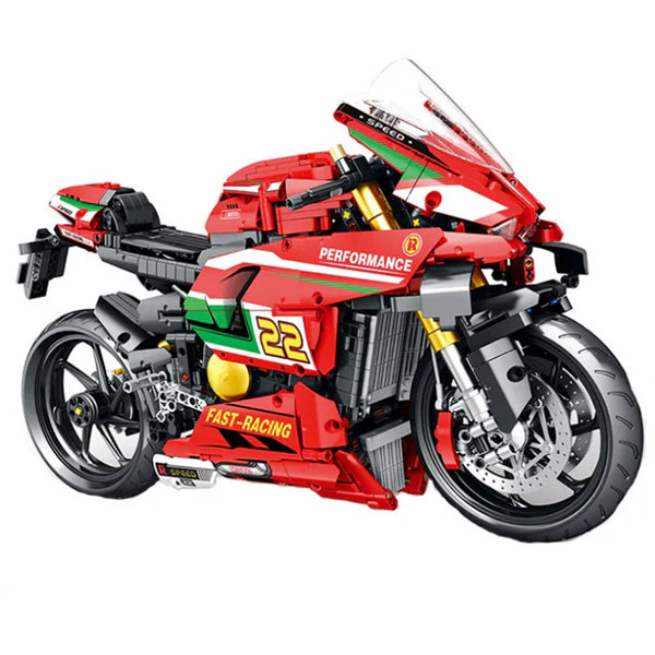 Moto de Course Red Devil 1965 pièces