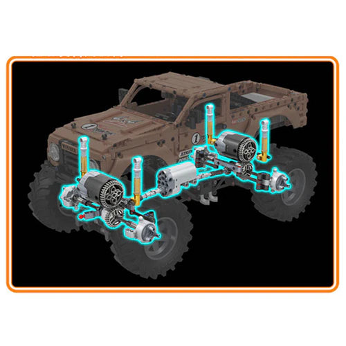 Monster Truck Télécommandé 1492 pièces