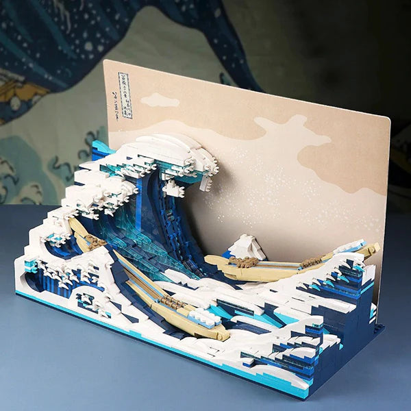 La Grande Vague de Kanagawa 1829 pièces - AlloBrick