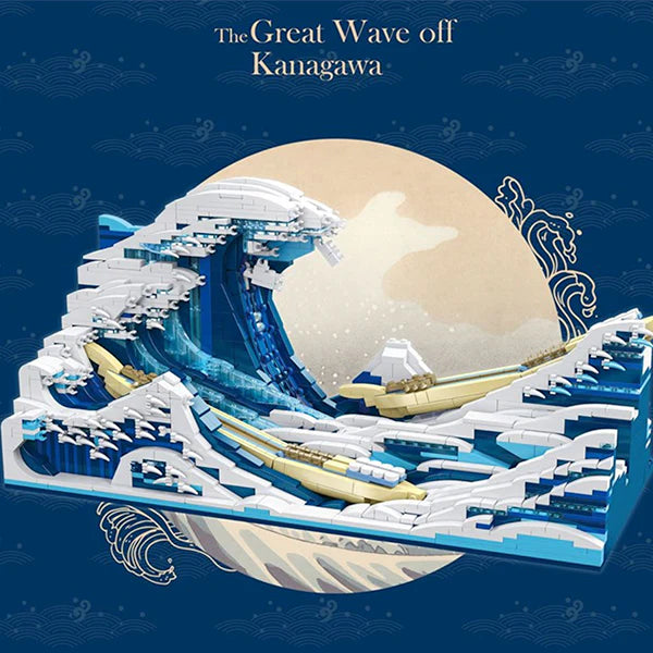 La Grande Vague de Kanagawa 1829 pièces - AlloBrick