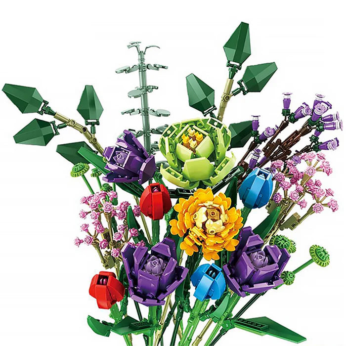 Bouquet de fleurs 999 pièces - AlloBrick