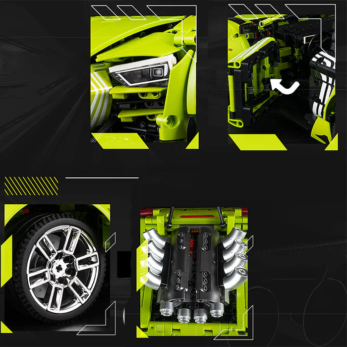 Voiture de Piste V10 2640 pièces